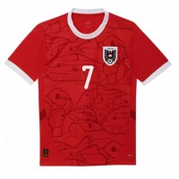 Stroje piłkarskie Austria Marko Arnautovic #7 Koszulka Podstawowej dla damskie ME 2024 Krótki Rękaw